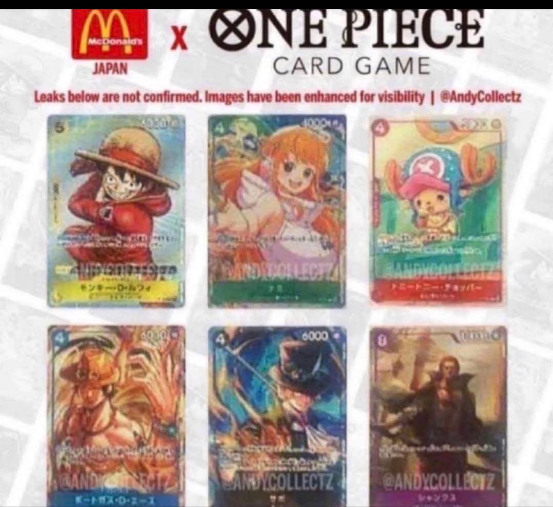 One Piece One Piece Card McDonald's Promo — Japanese