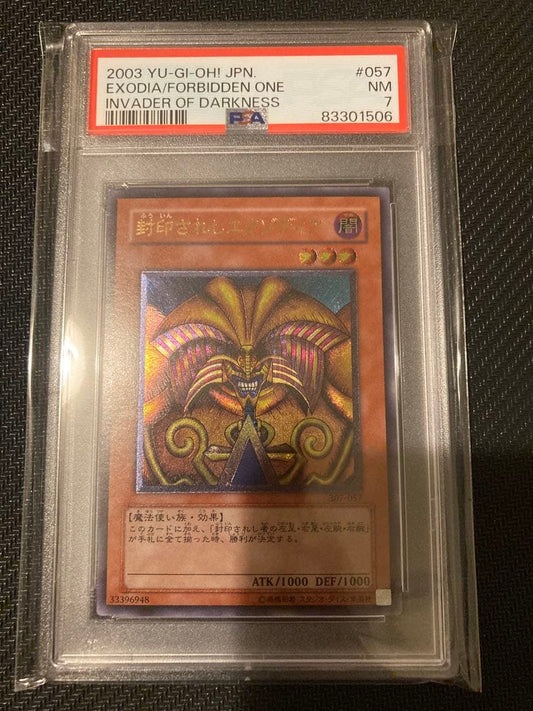 PSA 7 Yu-Gi-Oh Exodia the Forbidden One — Japanese