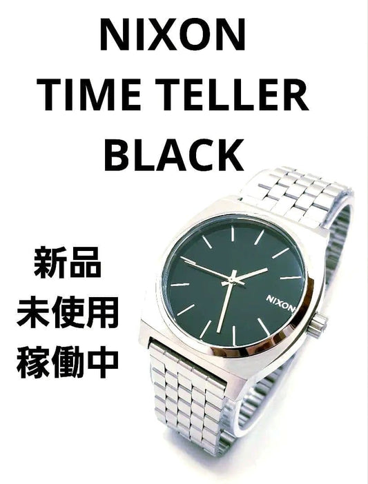 NIXON TIME TELLER BLACK Quartz Men's Watch — Japanese