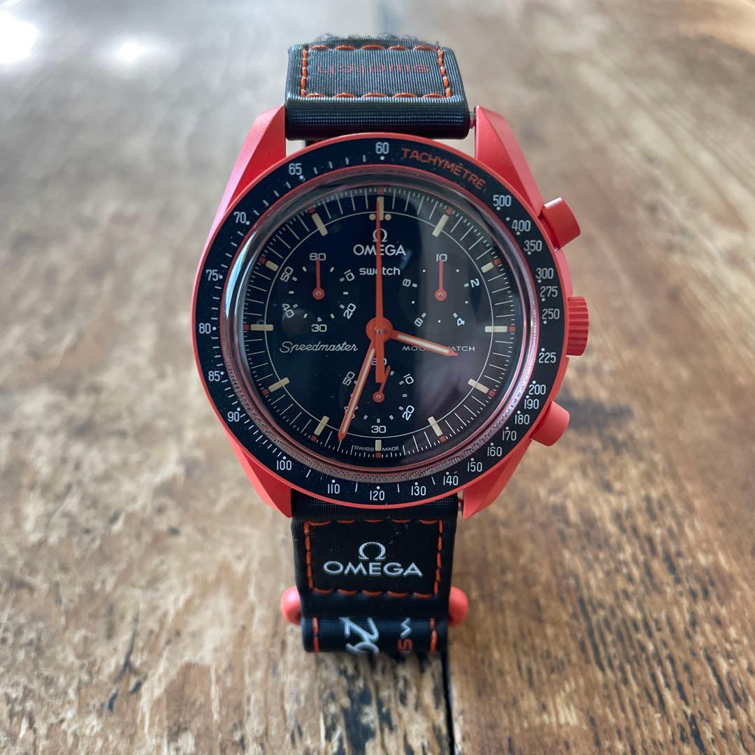 swatch MISSION ON EARTH - LAVA Quartz Men's — Japanese