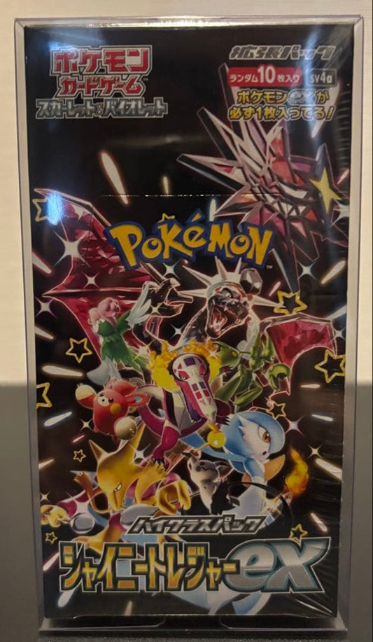 Pokemon Pokémon Card Game Shiny Treasure ex Unopened Box with Shrink Wrap Box — Japanese