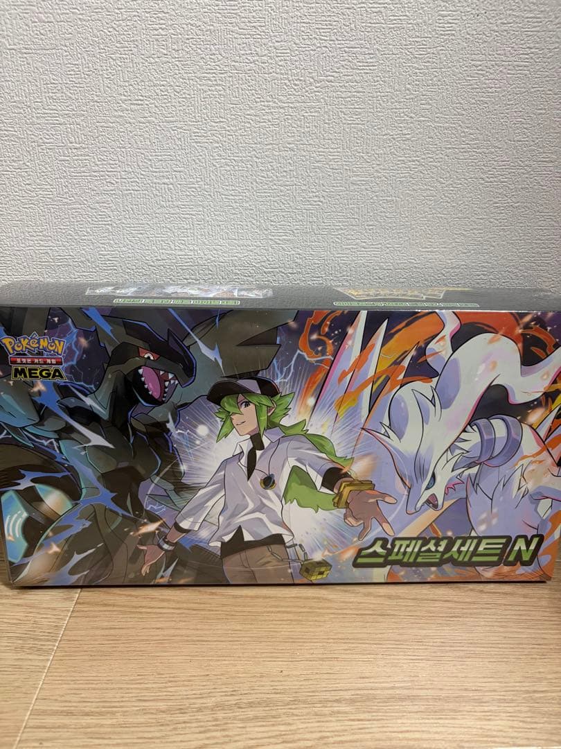 Pokemon Korean Limited Mega Special Set "N" Unused Shrink Wrapped Box — Japanese