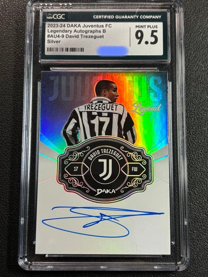 Trezeguet Autographed Card 20 Limited On-Card — Japanese