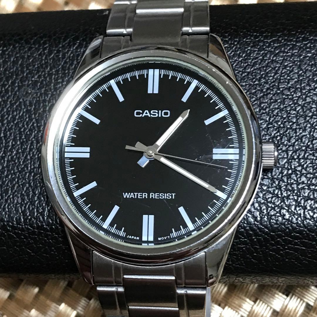 CASIO MTP-V005 Quartz Men's Watch — Japanese