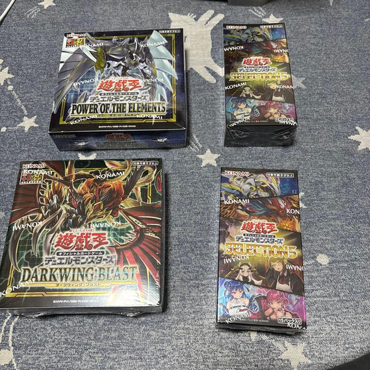 Yu-Gi-Oh Yu-Gi-Oh! OCG Unopened Box 4 Pack Set Box — Japanese
