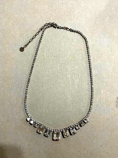 Agot Necklace with a distinctive stone pendant on a fine chain