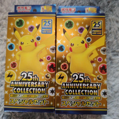 Pokemon Pokémon Card Game 25th Anniversary Collection (Seal Included) Unopened 2 Pcs Pack — Japanese