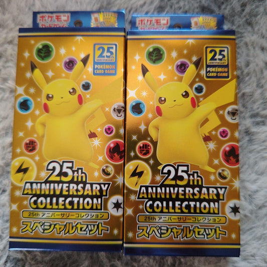 Pokemon Pokémon Card Game 25th Anniversary Collection (Seal Included) Unopened 2 Pcs Pack — Japanese