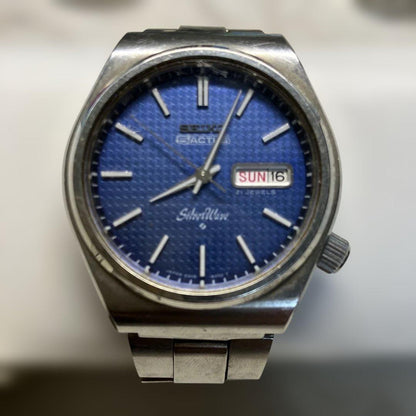 SEIKO Actus Silver Wave Automatic Men's Watch — Japanese
