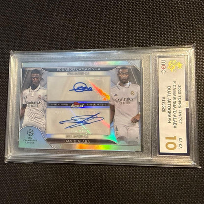 2023 Topps Finest Alaba Camavinga Auto — Japanese