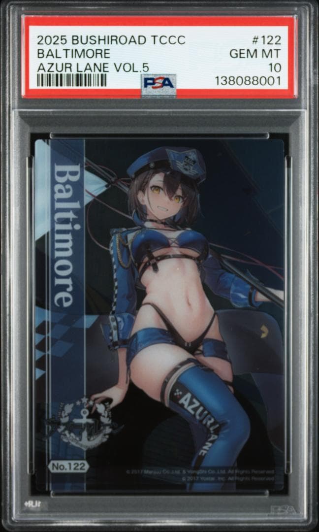 PSA 10 Pokemon Baltimore Collection Clear Azur Lane — Japanese