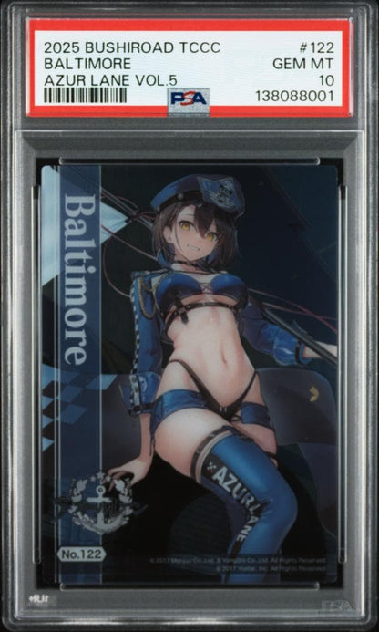 PSA 10 Pokemon Baltimore Collection Clear Azur Lane — Japanese