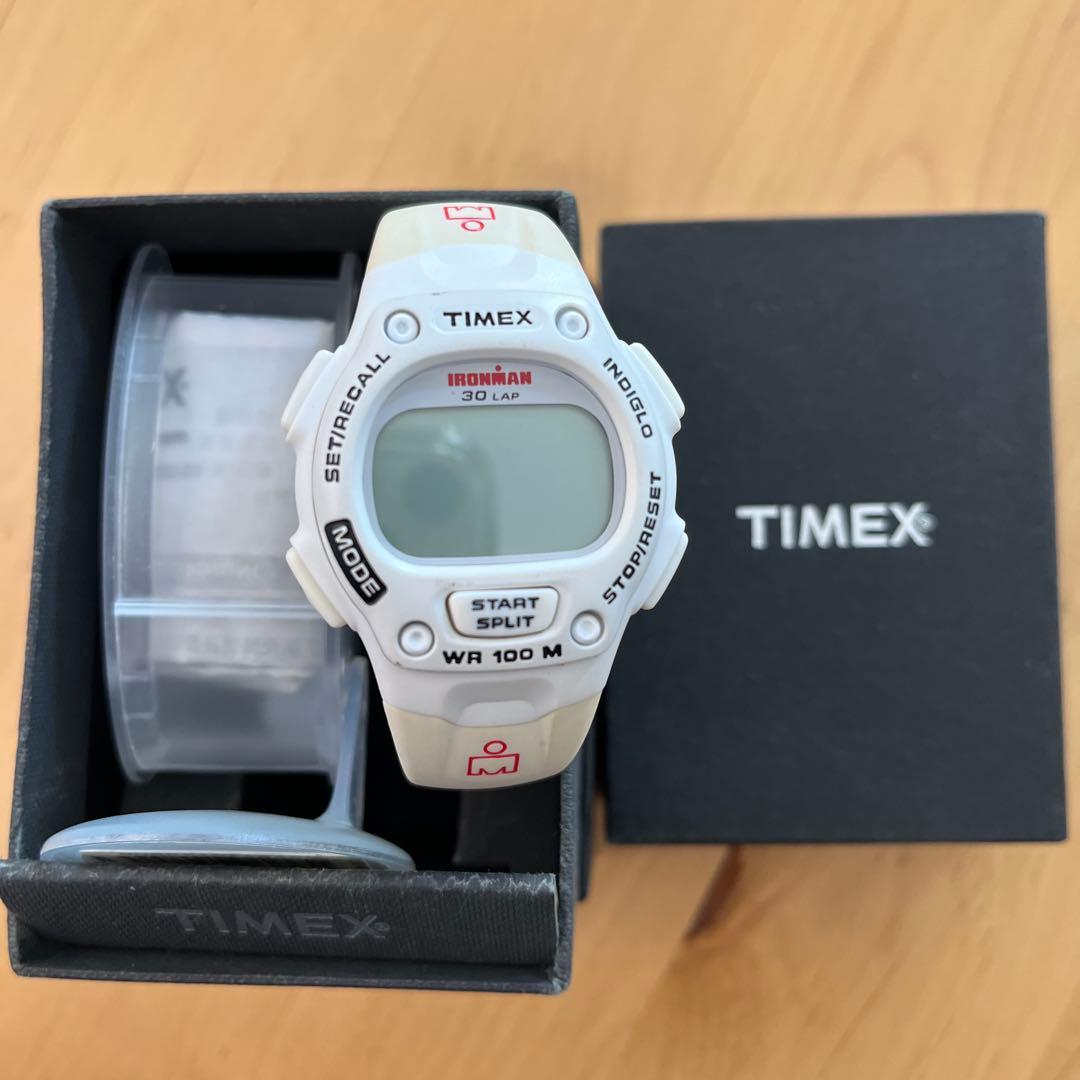 TIMEX IDLife IRONMAN WHT Digital Men's Watch — Japanese