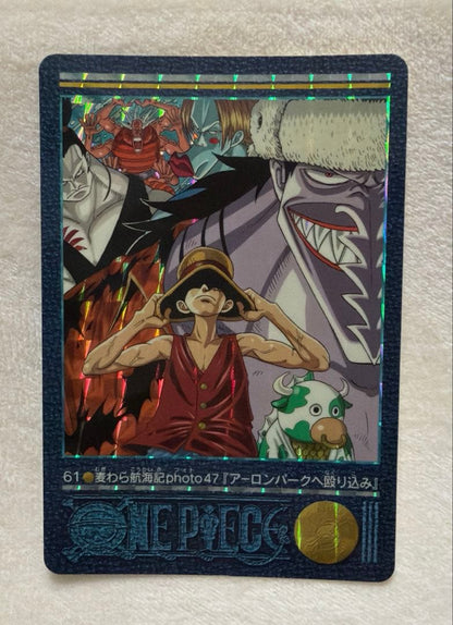 One Piece One Piece Visual Adventure 61 Straw Hat Voyage Early Old Rare L — Japanese