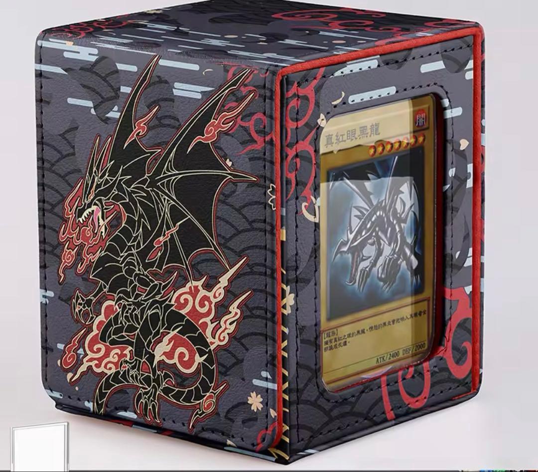 Yu-Gi-Oh Display-Equipped Red-Eyes Deck Case with Dice Roller — Japanese