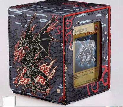 Yu-Gi-Oh Display-Equipped Red-Eyes Deck Case with Dice Roller — Japanese