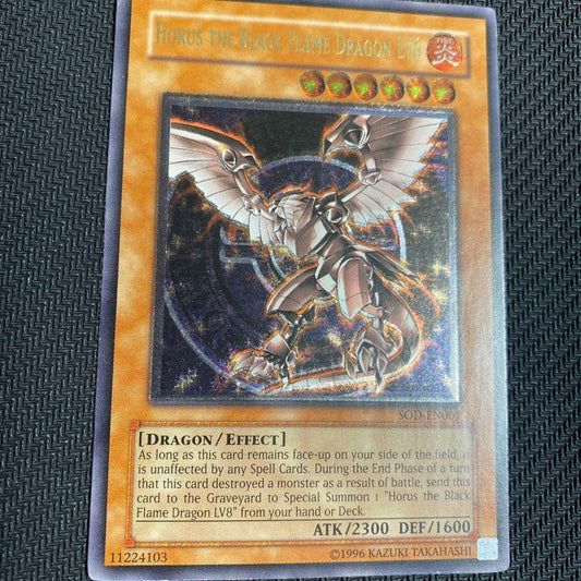 Yu-Gi-Oh Dark Flare Dragon LV6 — English