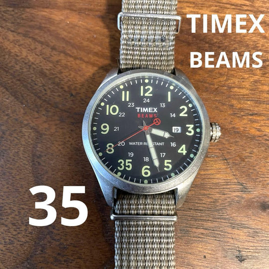 TIMEX BEAMS 35th Anniversary Model Quartz Men's Watch — Japanese