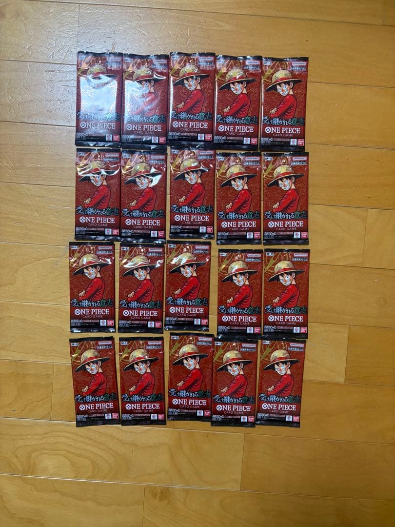 One Piece One Piece Card Game Booster Pack "The Will That Is Passed Down Pack — Japanese