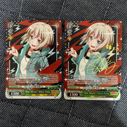 Weiss Schwarz Our Music Aoba Moca SP — Japanese