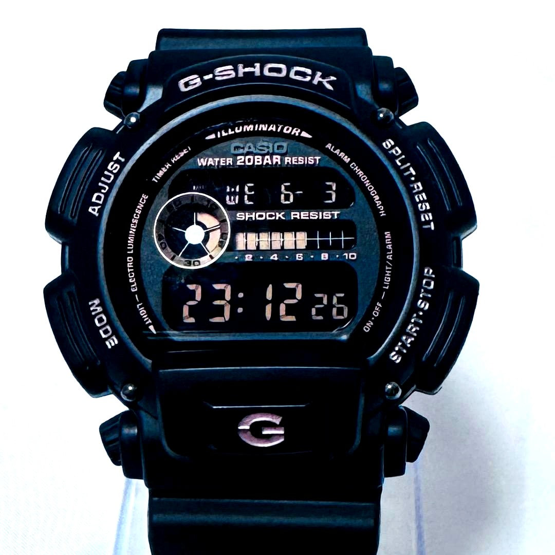 Casio G-Shock DW-9052GX-1A4JF digital watch with rose gold finish and black band Japan import