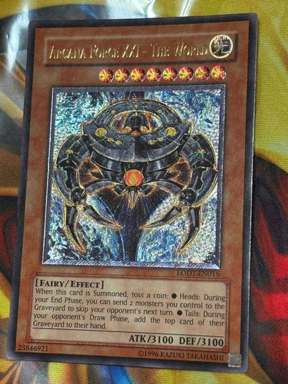 Yu-Gi-Oh Yu-Gi-Oh! Arcana Force XXI - The World - Relief — Japanese