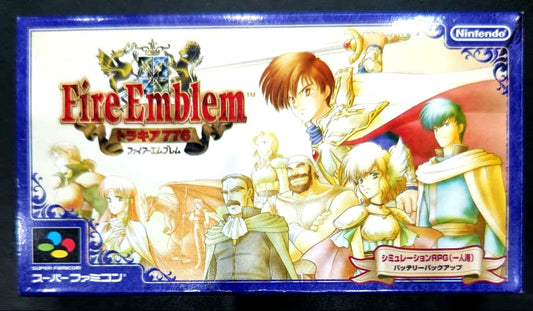 Fire Emblem Thracia 776 for SNES cartridge with original box and manual