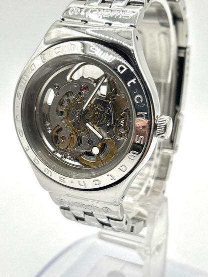 swatch IRONY Skeleton Automatic Men's — Japanese