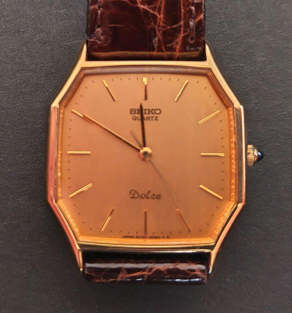 SEIKO Dolce Gold Vintage V157-0BX0 Quartz Men's Watch — Japanese