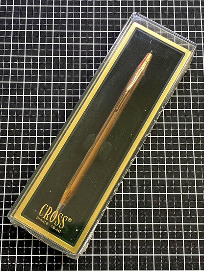 Cross Century 14K gold plated ballpoint pen Model N1502 in original box with instruction manual