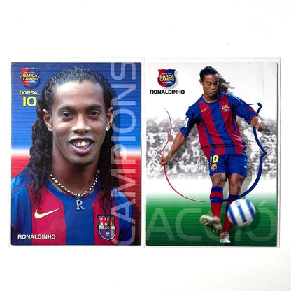 Ronaldinho Panini 2004 Barcelona Championship Celebration — Japanese