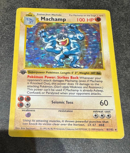 Pokemon Machamp — 8/102 — English
