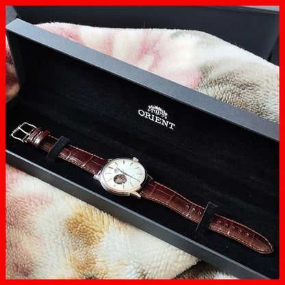 ORIENT Bambino Open Heart SB0100 Automatic Men's Watch — Japanese