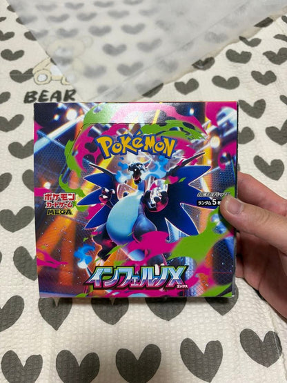 Pokemon BOX Inferno X Expansion Pack No Shrink Pack — Japanese