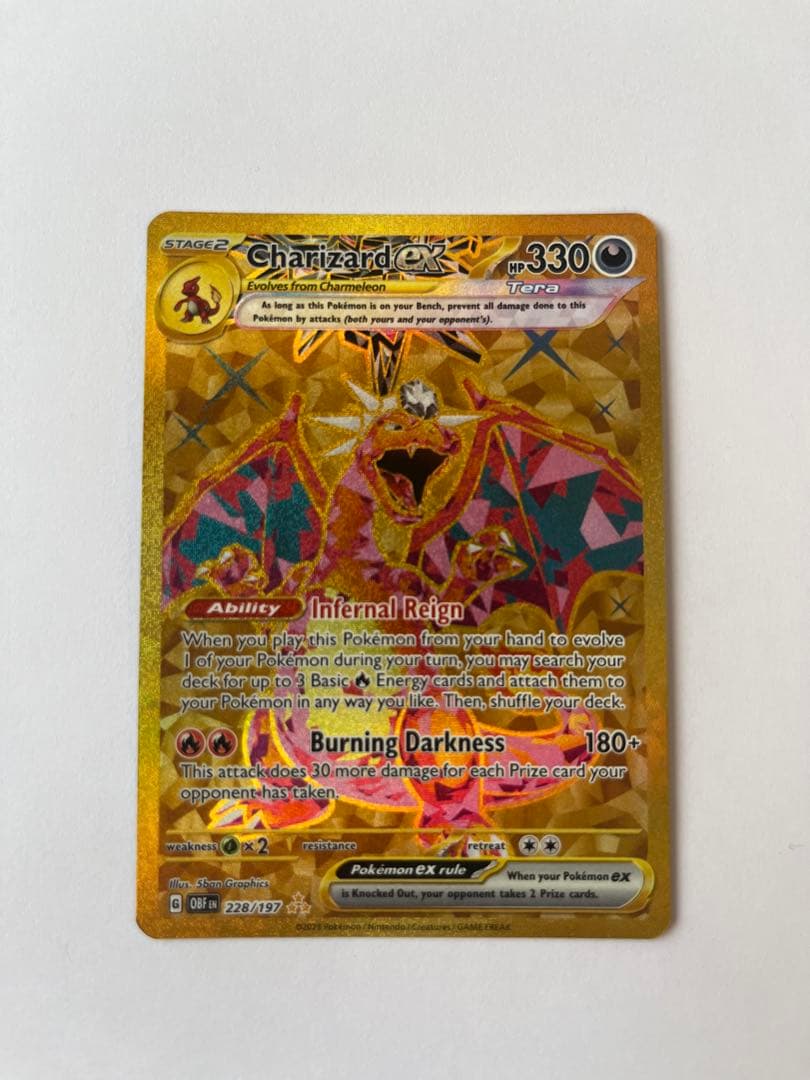 Pokemon Charizard ex — English