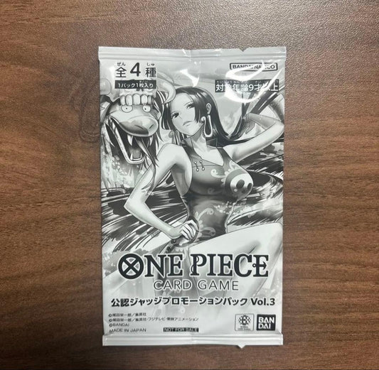 One Piece New Sealed One Piece Certified Judge Promotion Pack Vol.3 1 Pack Pack — Japanese