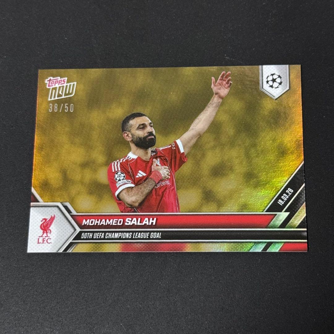 Topps Now Mohamed Salah 38/50 — 38/50 — Japanese