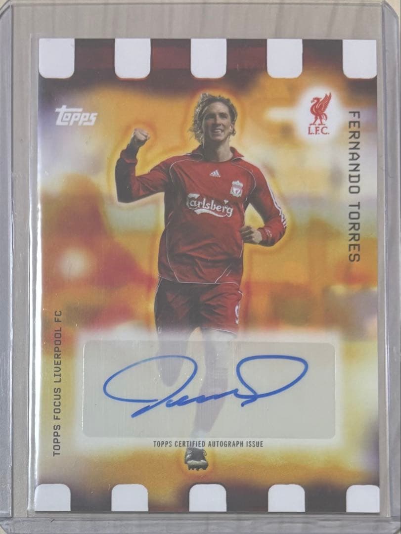 Topps Focus Liverpool Fernando Torres Golden Hour Auto — Japanese