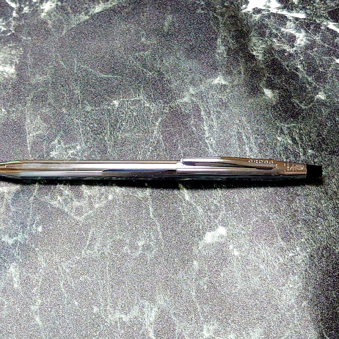 Cross Classic Century Chrome ballpoint pen with sleek chrome finish, brand new and unused