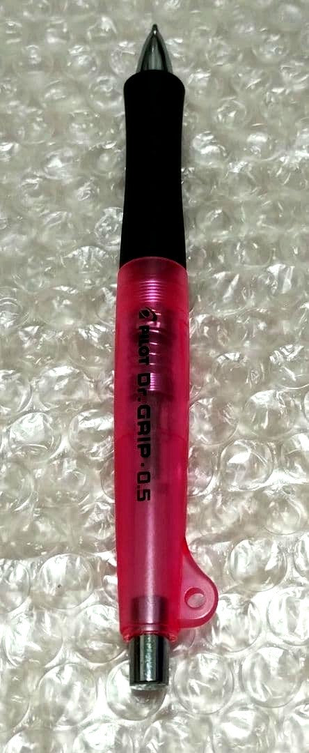 Pilot Dr.GRIP mechanical pencil in black and pink color, new and unused condition