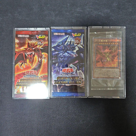 Yu-Gi-Oh 25th Secret Rare Yu-Gi-Oh! The Three Legends of the Three God Cards Set Pack — Japanese
