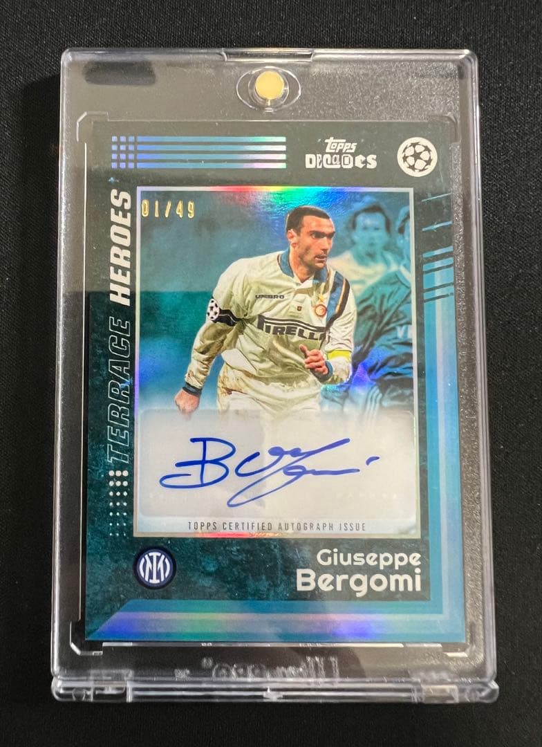 First No. Topps UCC Decades Bergomi Inter Milan — Japanese
