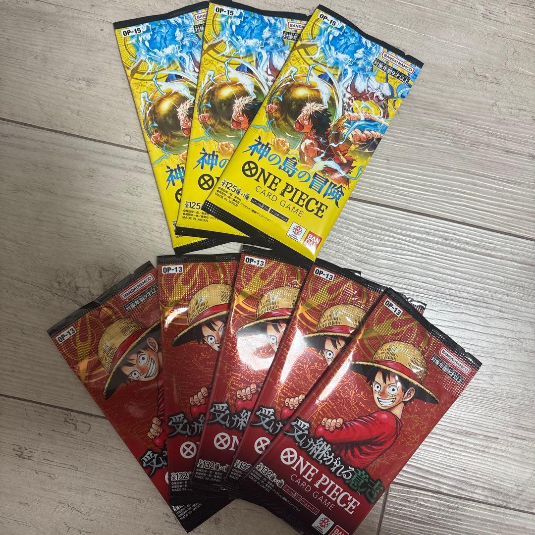 One Piece Legacy of the Will 15p Adventure on the God Island 3p Pack P — Japanese