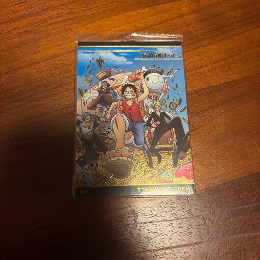 One Piece One Piece Wafer Straw Hat Crew The Legend Begins Card — Japanese