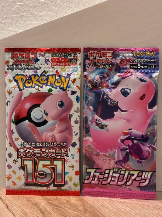 Pokemon Pokémon Card Pack 151: Fusion Arts Untouched Pack Set Pack — SV Enhanced Expansion Pack Pokemon Card 151 — Japanese