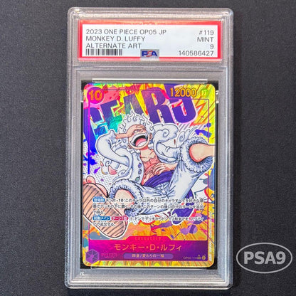 PSA 10 One Piece Monkey D. Luffy SEC — New Era's Protagonist OP05-119 — Japanese