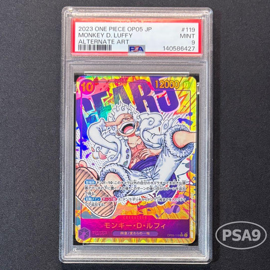 PSA 10 One Piece Monkey D. Luffy SEC — New Era's Protagonist OP05-119 — Japanese
