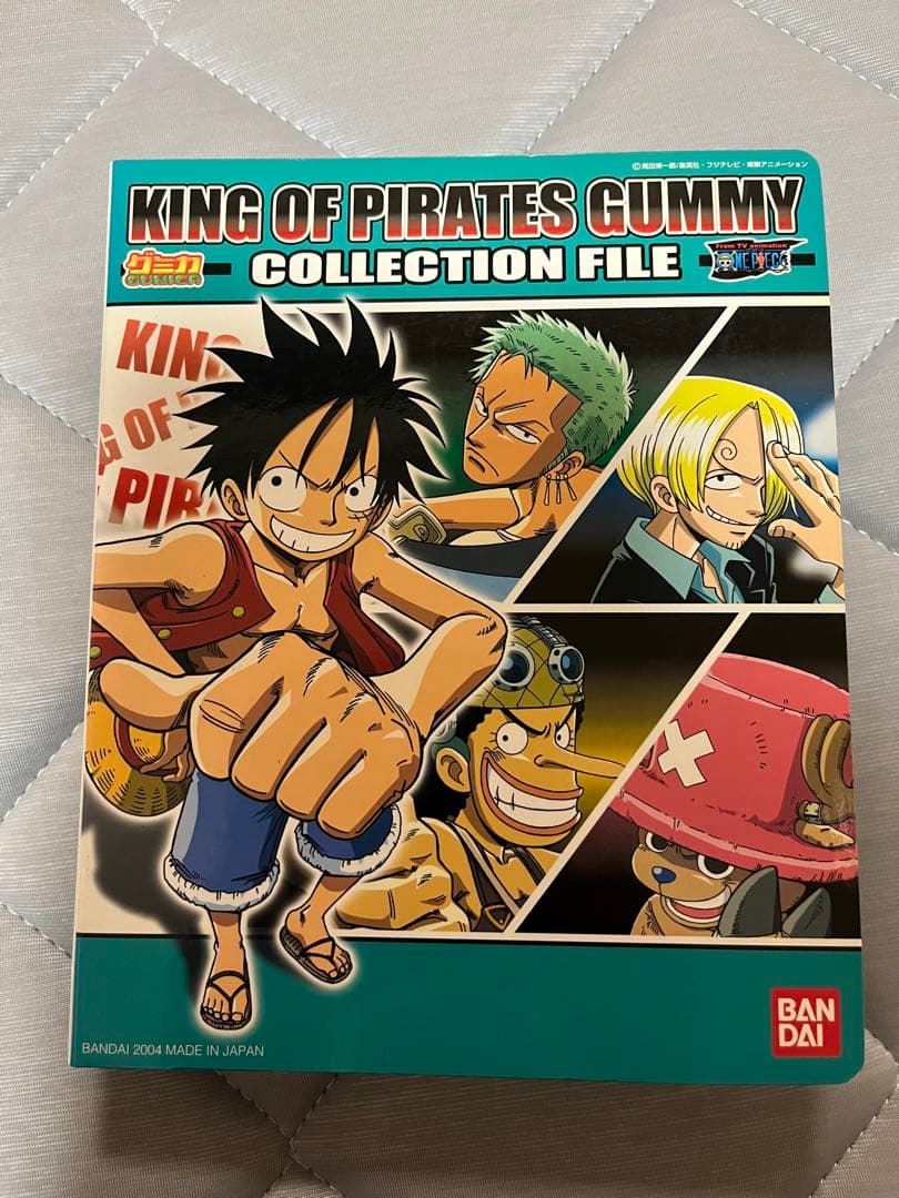 One Piece One Piece New Pirate King Gummy Card & File 40 Sheets — Japanese