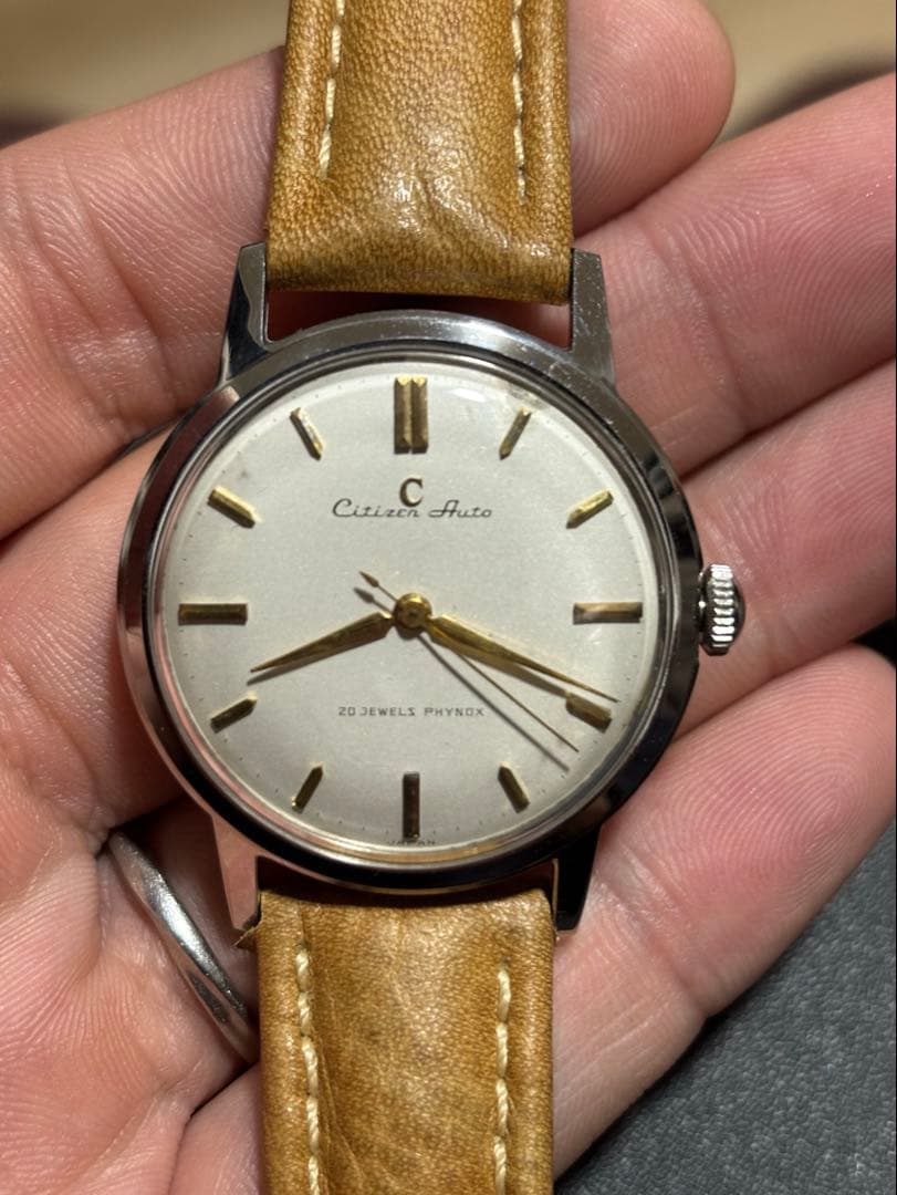 Citizen Auto 1960s 20石 Automatic Men's Watch — Japanese
