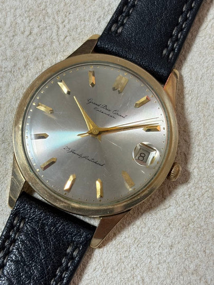 ORIENT Calender 14KGF Manual Men's Watch — Japanese